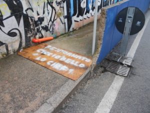 corridoio sottopasso sanato