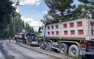 Strada Montevile il Comune interviene
