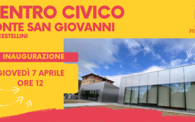 Inaugurazione Centro Civico rinviata al 7 aprile