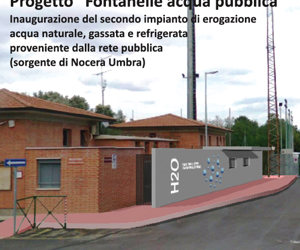 Sabato inaugura la nuova fontanella pubblica a Ponte San Giovanni